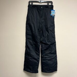 💕Columbia Youth Waterproof Snow Pants; Black; Size Large